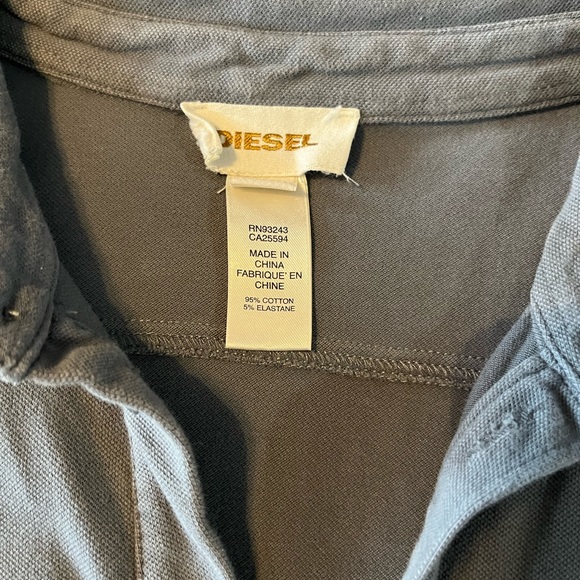 Diesel Polo Shirt - Grey - XL - GUC - Picture 3 of 5